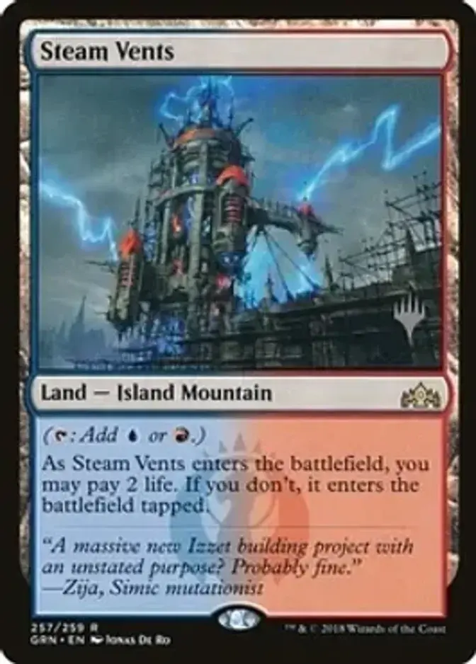 Steam Vents <planeswalker stamp> [PTHB] (F)