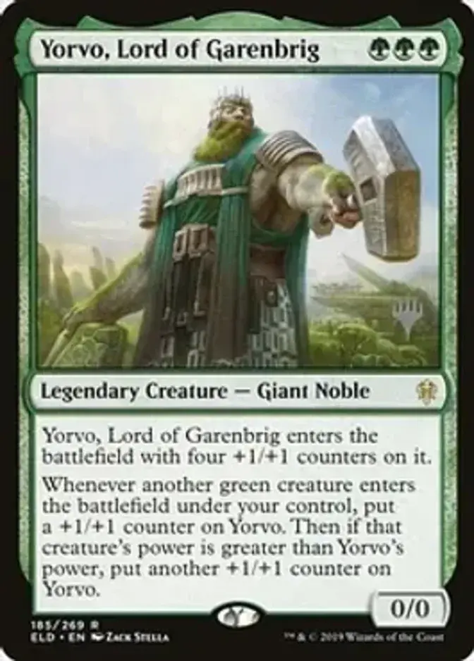 Yorvo, Lord of Garenbrig <planeswalker stamp> [PTHB] (F)