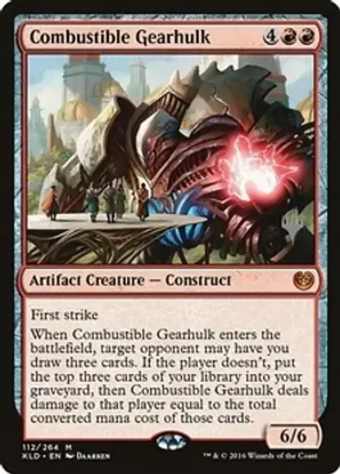 Combustible Gearhulk <planeswalker stamp> [PTHB] (F)