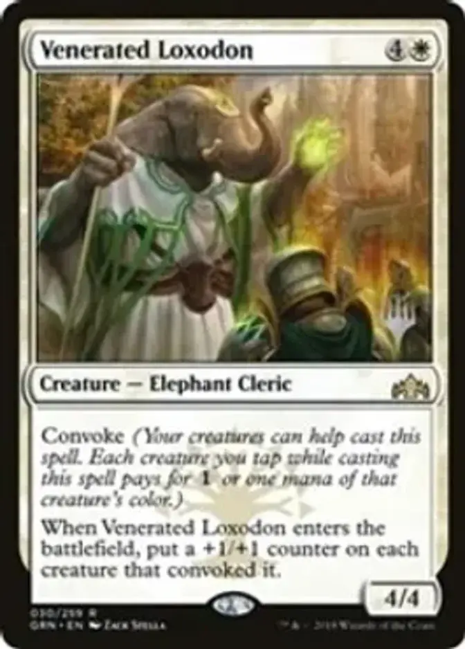Venerated Loxodon <planeswalker stamp> [PTHB] (F)