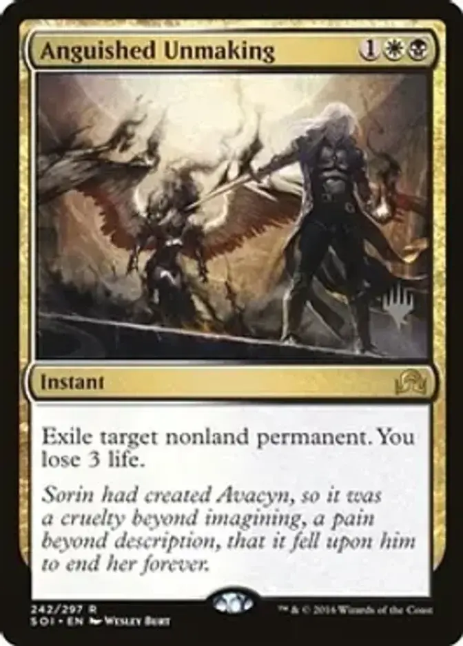 Anguished Unmaking <planeswalker stamp> [PTHB] (F)