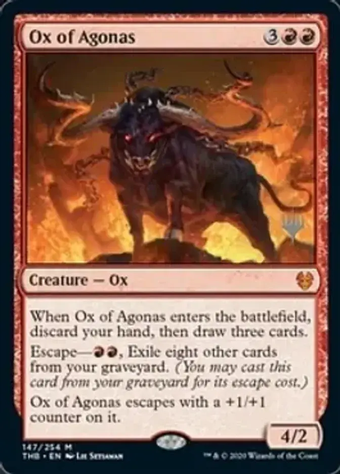 Ox of Agonas <planeswalker stamp> [PTHB] (F)