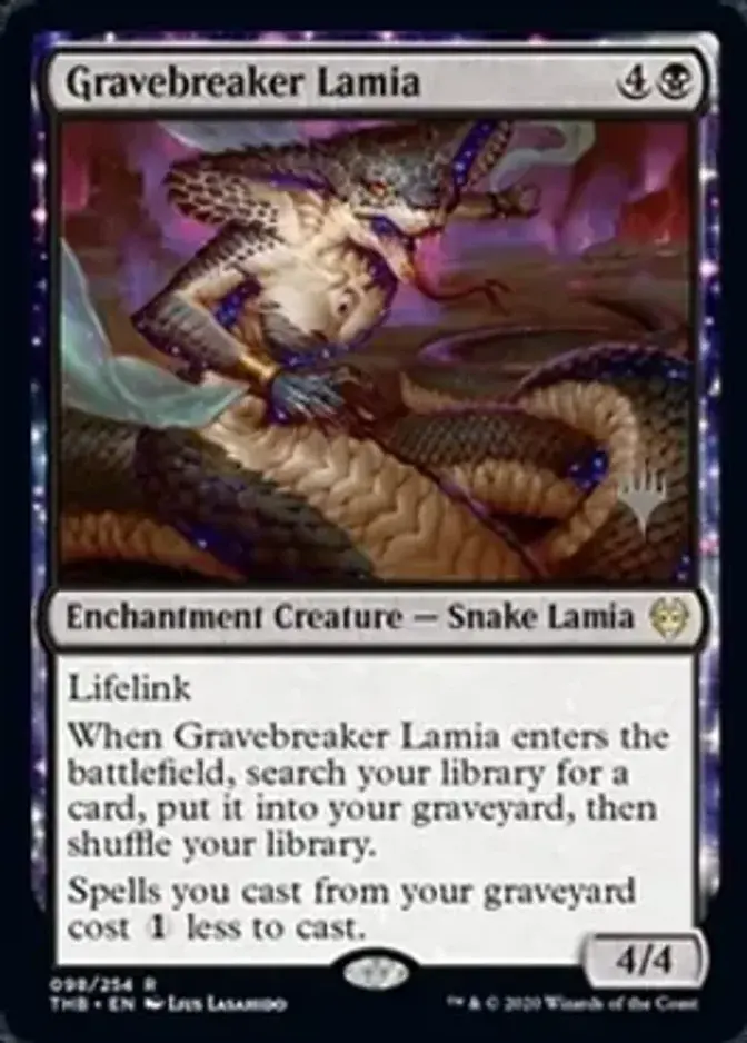 Gravebreaker Lamia <planeswalker stamp> [PTHB] (F)