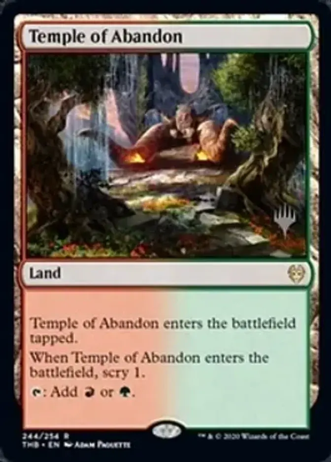 Temple of Abandon <planeswalker stamp> [PTHB] (F)