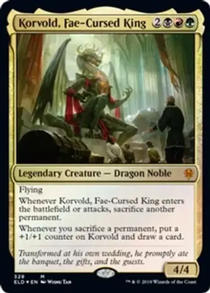 Korvold, Fae-Cursed King <brawl deck> [ELD] (F)