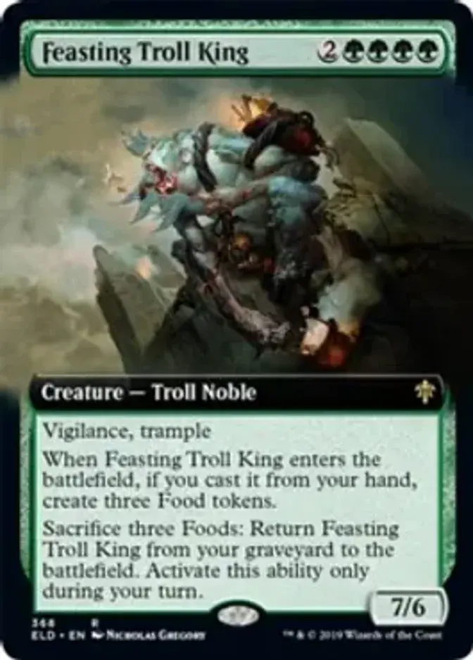 Feasting Troll King <extended> [ELD]