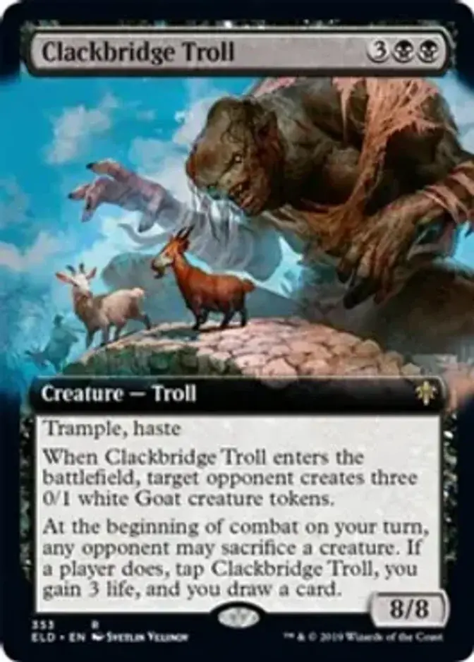 Clackbridge Troll <extended> [ELD]