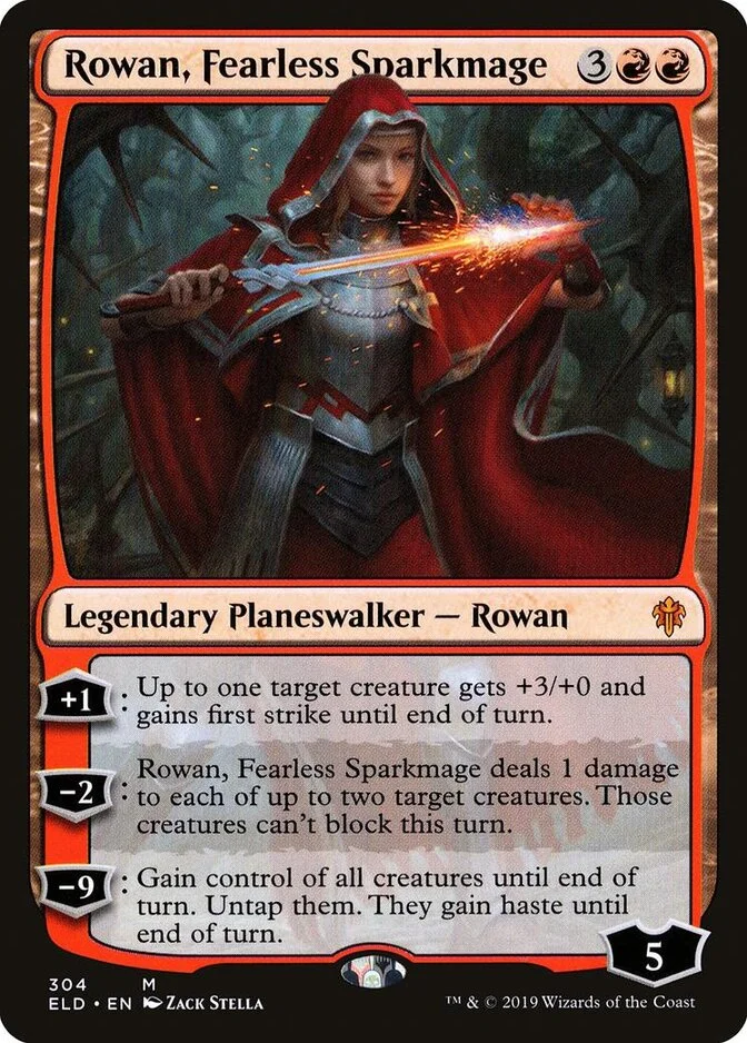 Rowan, Fearless Sparkmage [ELD]