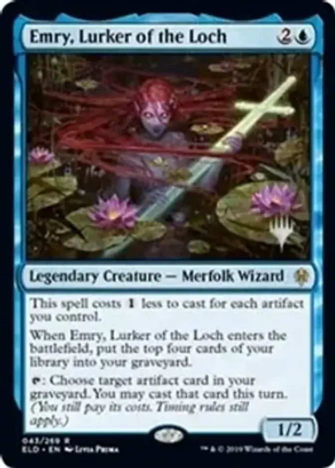 Emry, Lurker of the Loch <planeswalker stamp> [PELD]