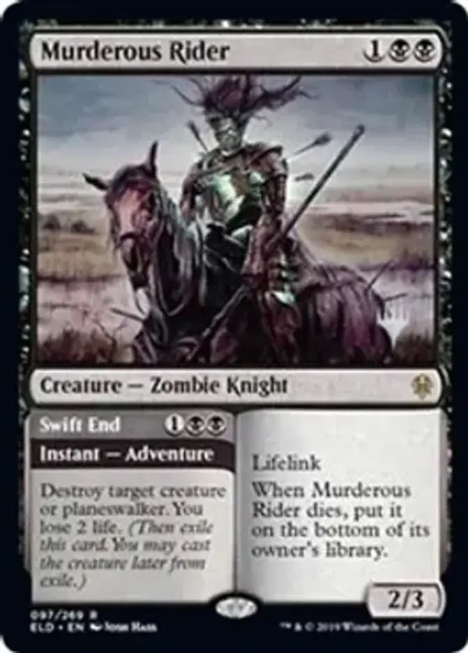 Murderous Rider <planeswalker stamp> [PELD]