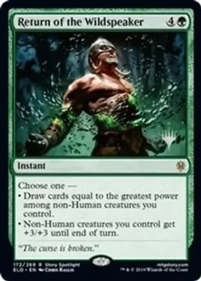 Return of the Wildspeaker <planeswalker stamp> [PELD]