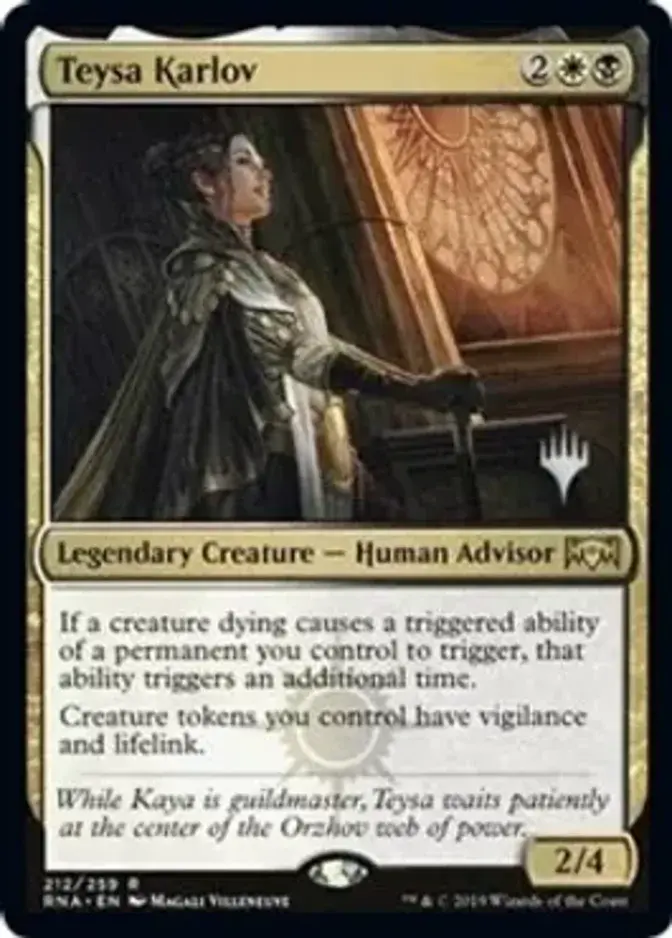 Teysa Karlov <planeswalker stamp> [PELD]