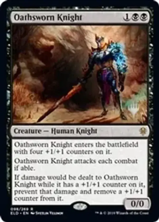 Oathsworn Knight <planeswalker stamp> [PELD] (F)