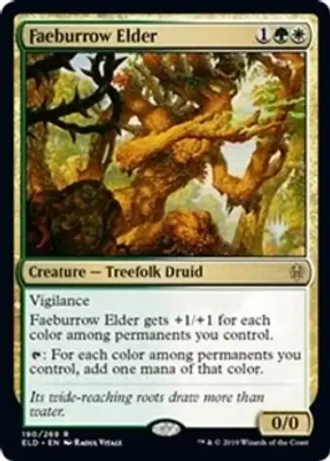 Faeburrow Elder <planeswalker stamp> [PELD] (F)