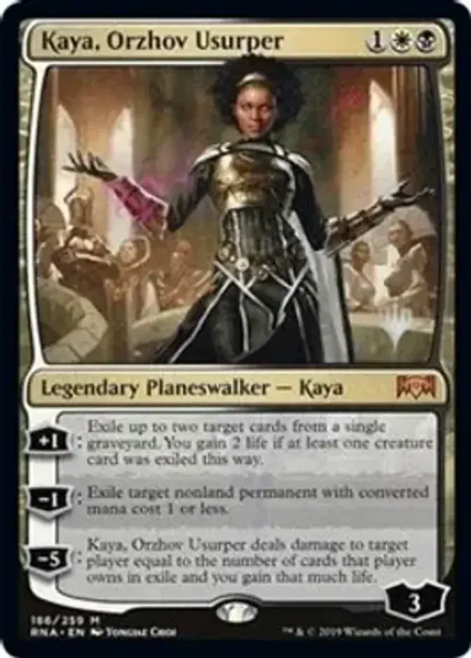 Kaya, Orzhov Usurper <planeswalker stamp> [PELD] (F)