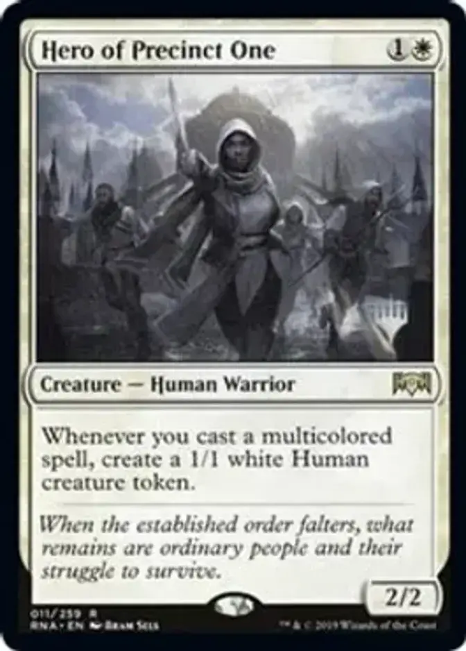 Hero of Precinct One <planeswalker stamp> [PELD] (F)