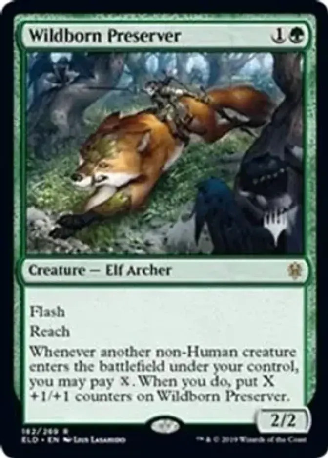 Wildborn Preserver <planeswalker stamp> [PELD]