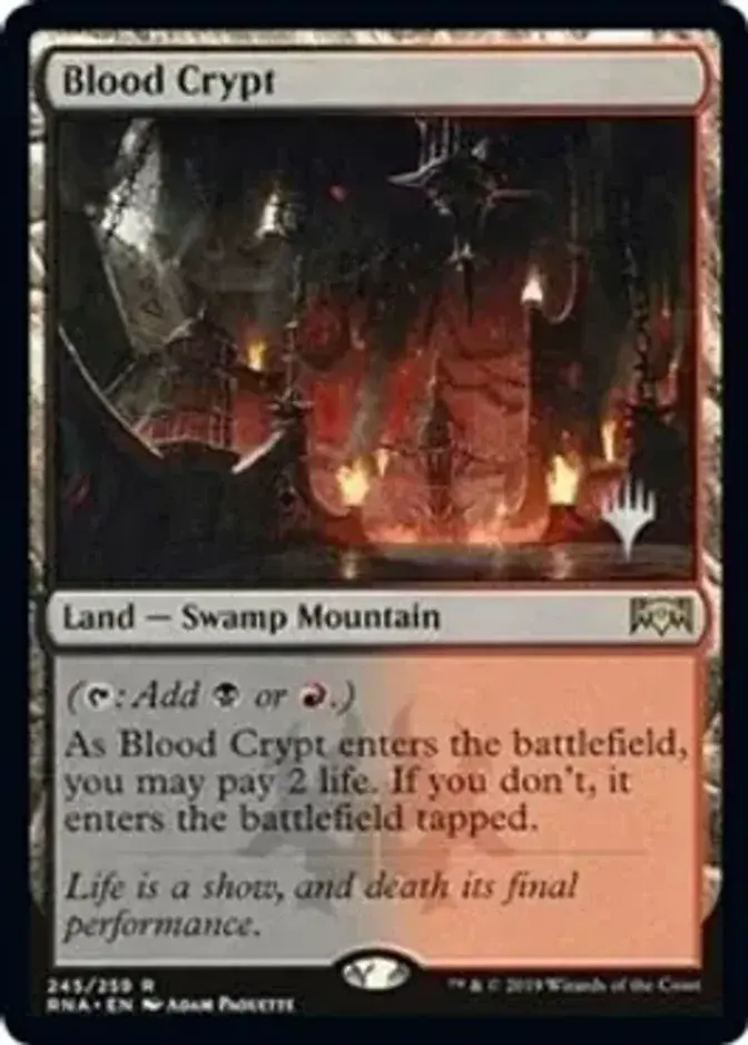 Blood Crypt <planeswalker stamp> [PELD] (F)