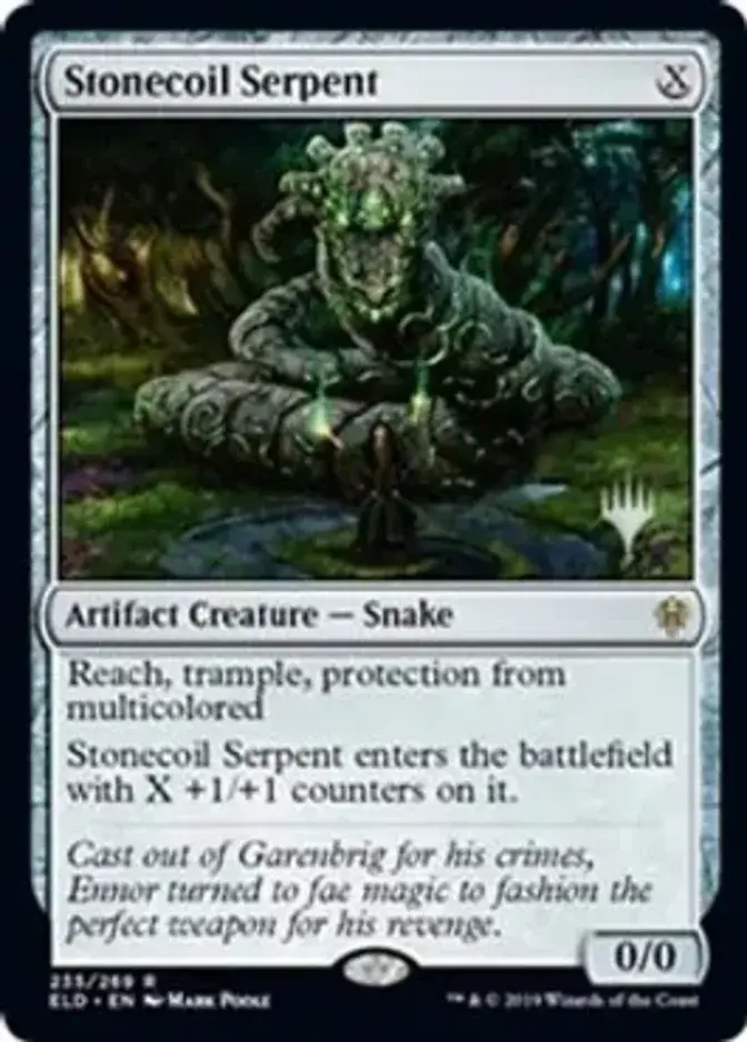 Stonecoil Serpent <planeswalker stamp> [PELD]
