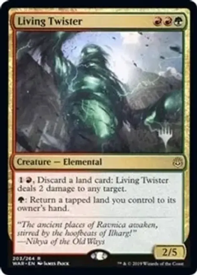 Living Twister <planeswalker stamp> [PELD]