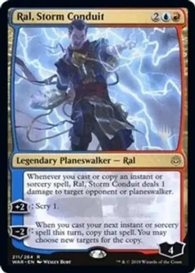 Ral, Storm Conduit <planeswalker stamp> [PELD]