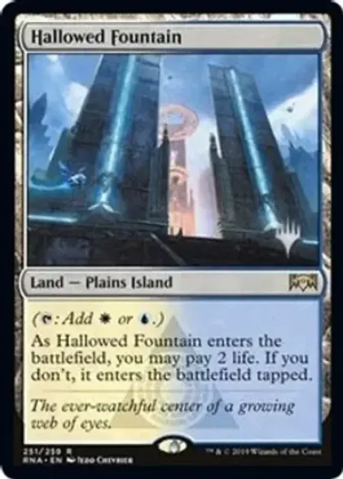 Hallowed Fountain <planeswalker stamp> [PELD]