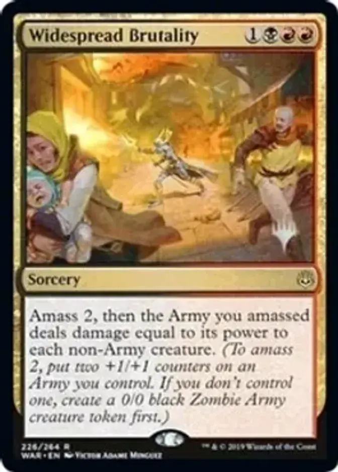 Widespread Brutality <planeswalker stamp> [PELD]