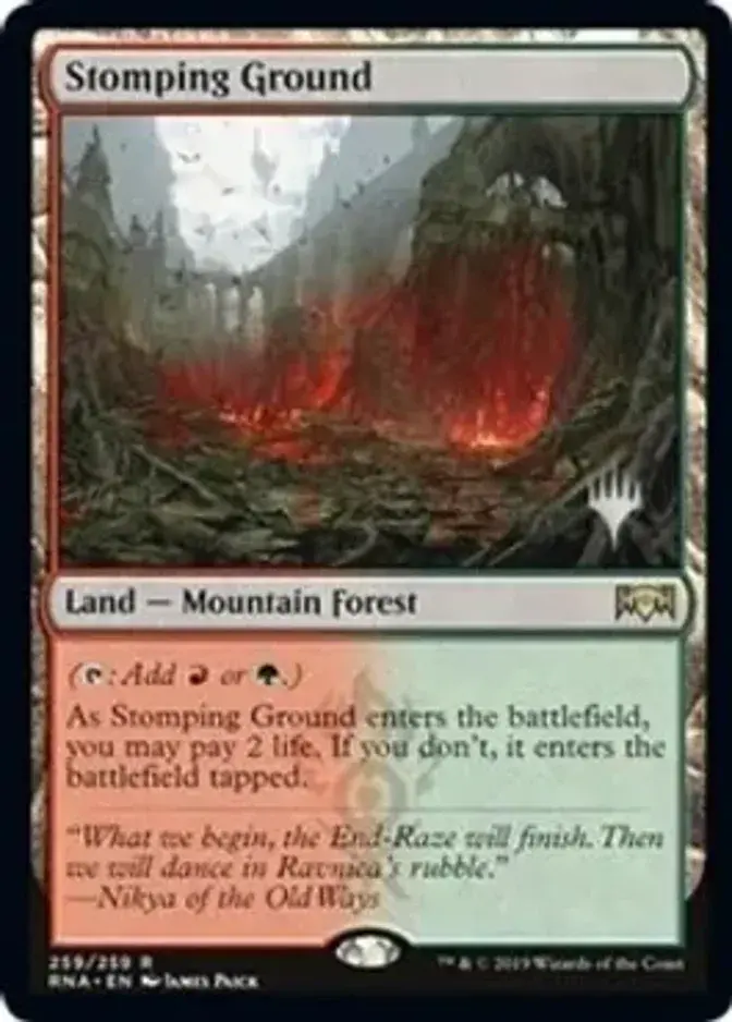 Stomping Ground <planeswalker stamp> [PELD]
