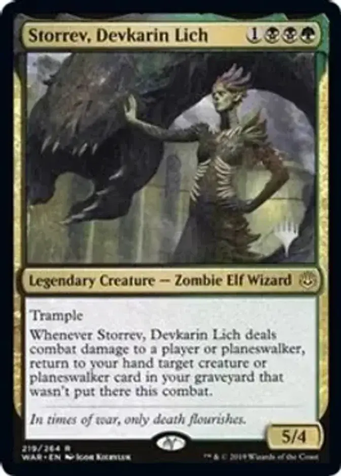 Storrev, Devkarin Lich <planeswalker stamp> [PELD]