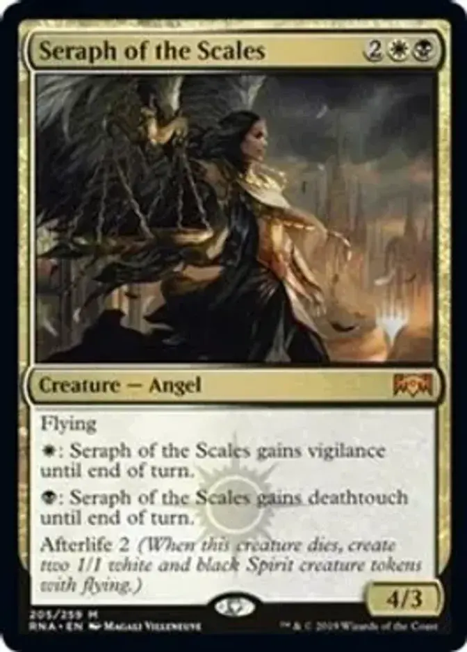 Seraph of the Scales <planeswalker stamp> [PELD] (F)