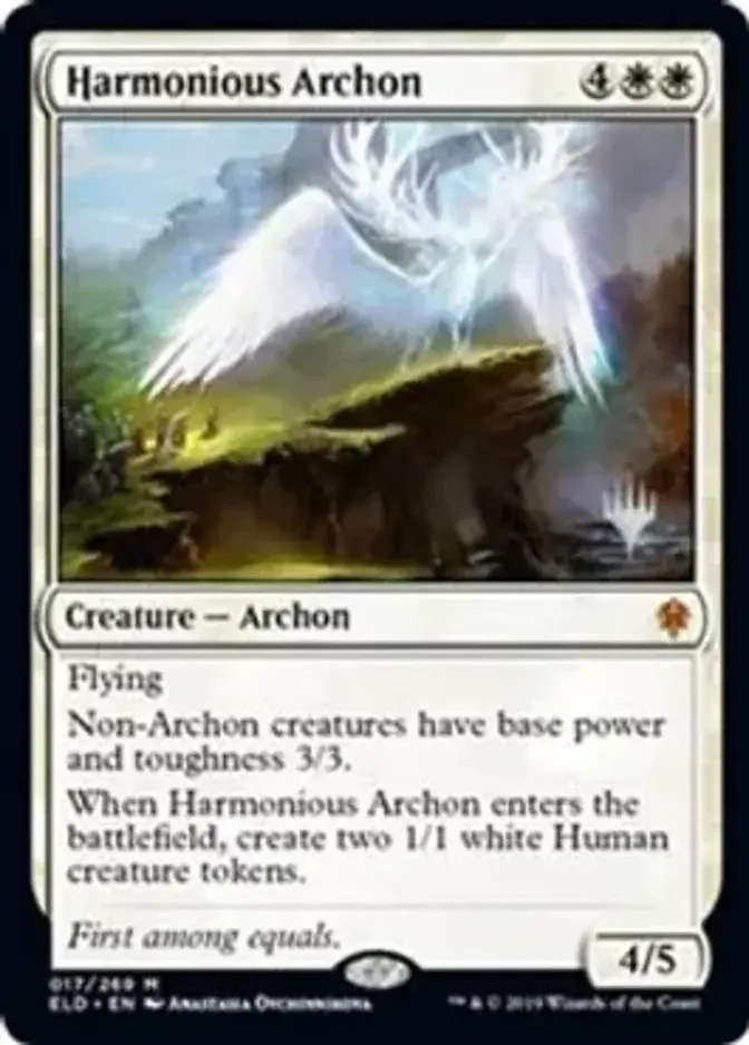 Harmonious Archon <planeswalker stamp> [PELD] (F)