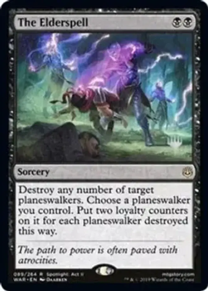 The Elderspell <planeswalker stamp> [PELD] (F)