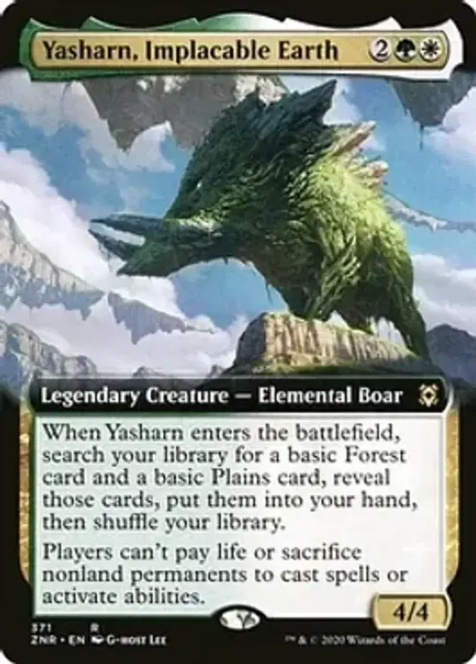 Yasharn, Implacable Earth <extended> [ZNR]