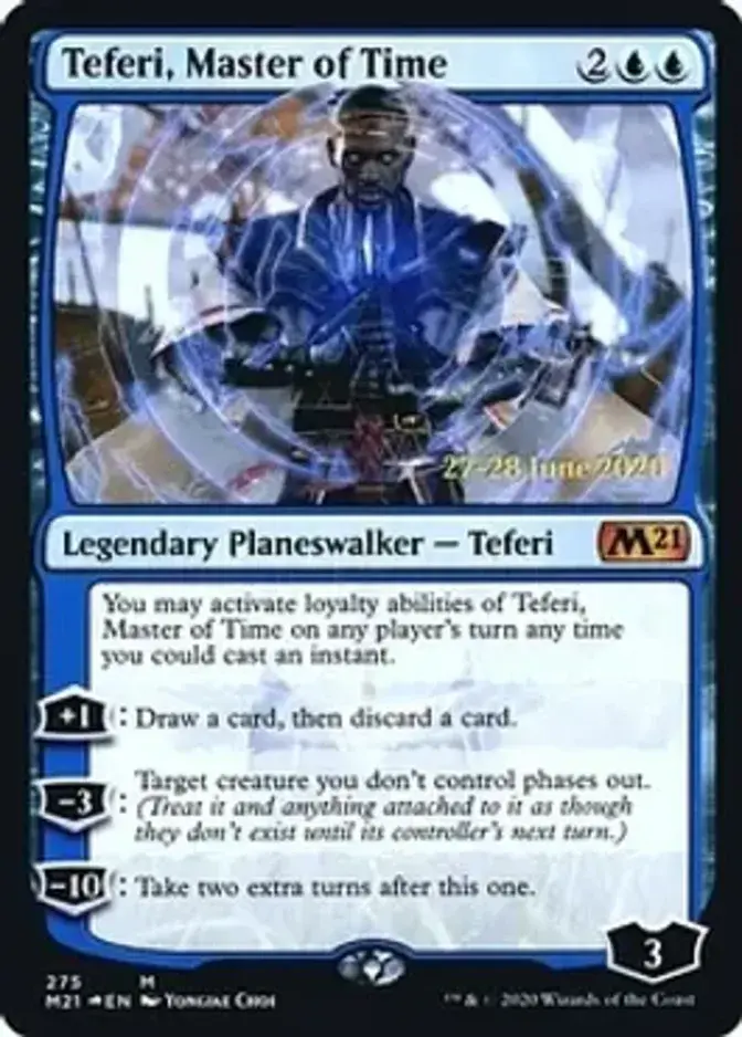 Teferi, Master of Time <planeswalker stamp - 275> [M21]