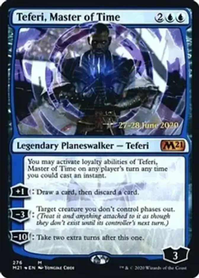 Teferi, Master of Time <planeswalker stamp - 276> [M21] (F)