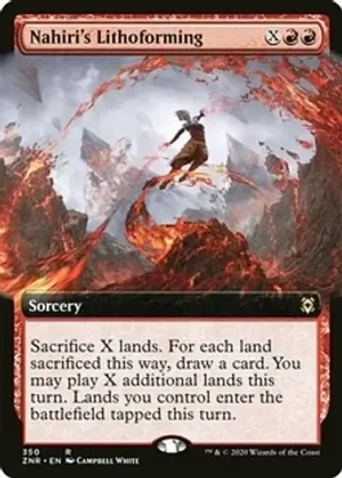 Nahiri's Lithoforming <extended> [ZNR] (F)