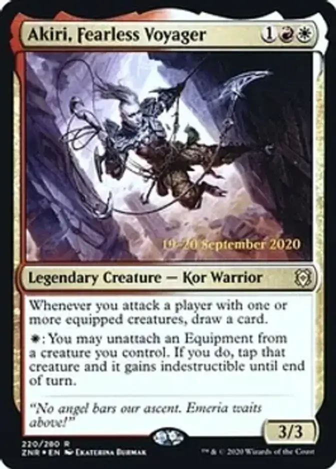 Akiri, Fearless Voyager <prerelease> [ZNR] (F)