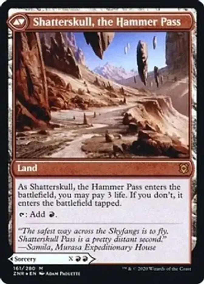 Shatterskull, the Hammer Pass <prerelease> [ZNR] (F)