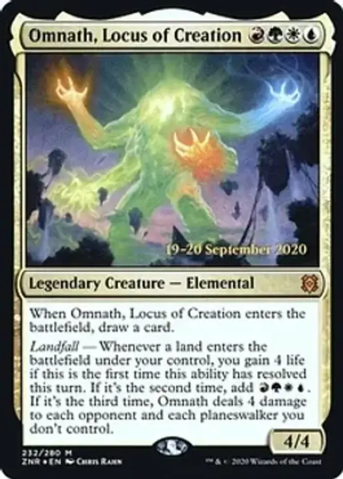 Omnath, Locus of Creation <prerelease> [ZNR] (F)