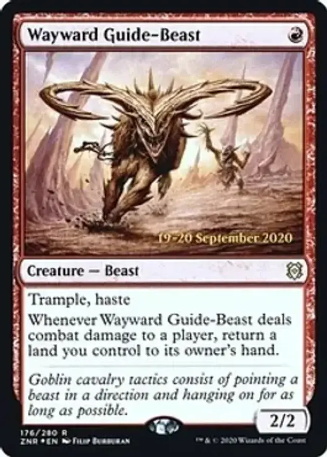 Wayward Guide-Beast <prerelease> [ZNR] (F)