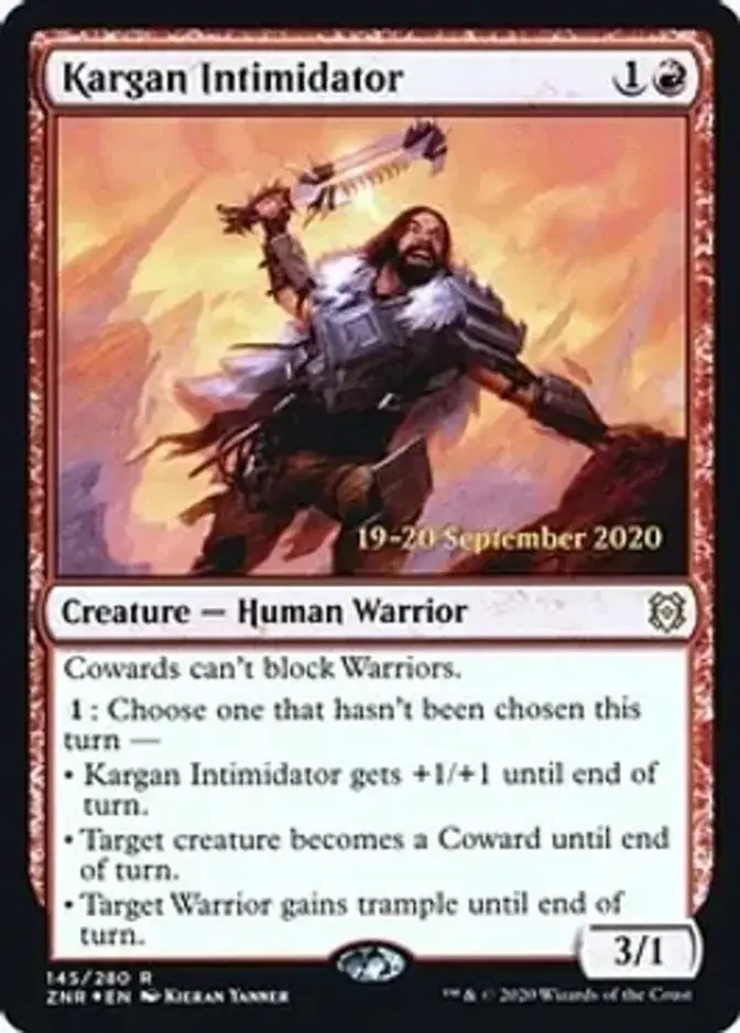 Kargan Intimidator <prerelease> [ZNR] (F)