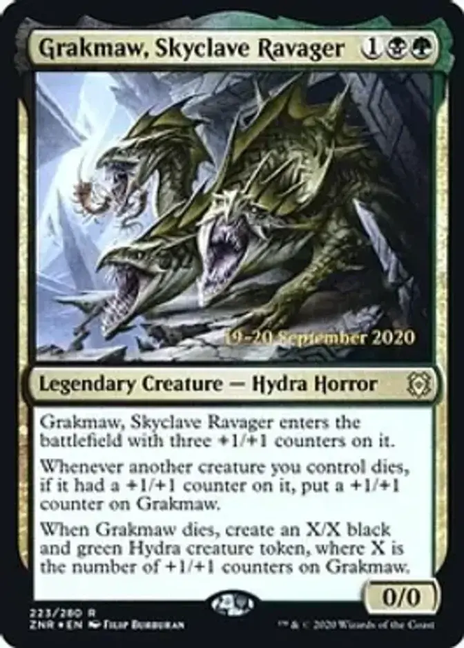 Grakmaw, Skyclave Ravager <prerelease> [ZNR] (F)