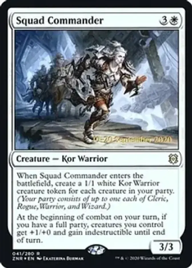 Squad Commander <prerelease> [ZNR] (F)