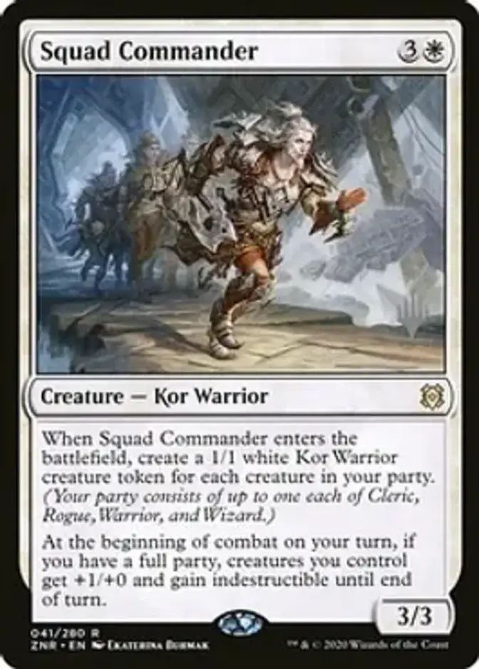 Squad Commander <planeswalker stamp> [ZNR]