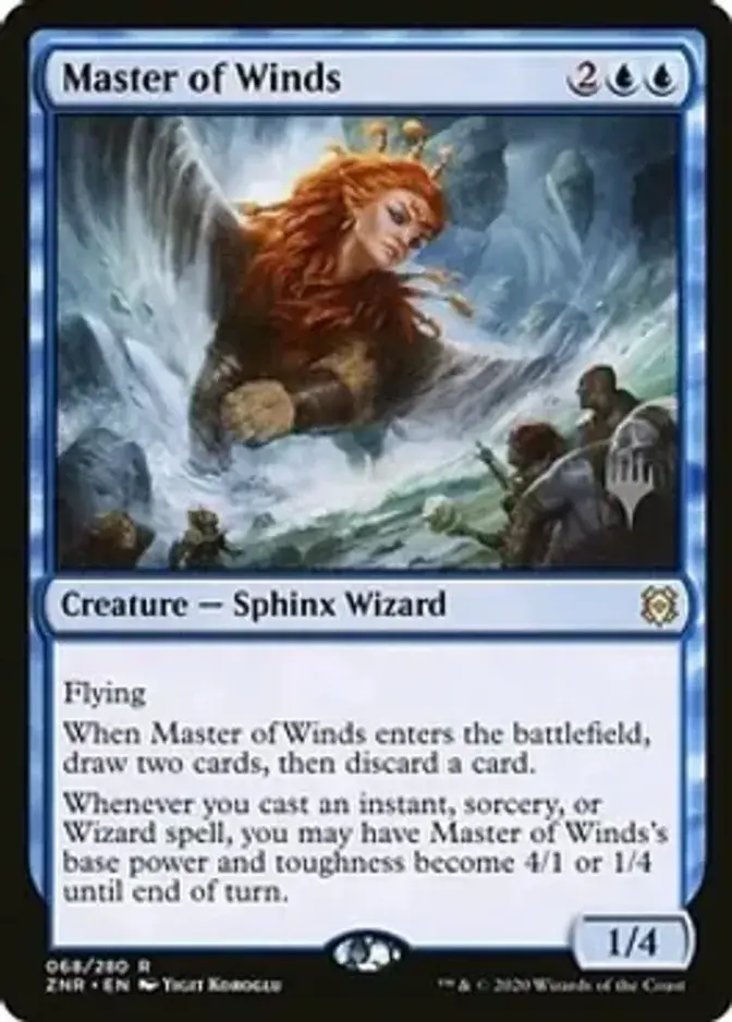 Master of Winds <planeswalker stamp> [ZNR]