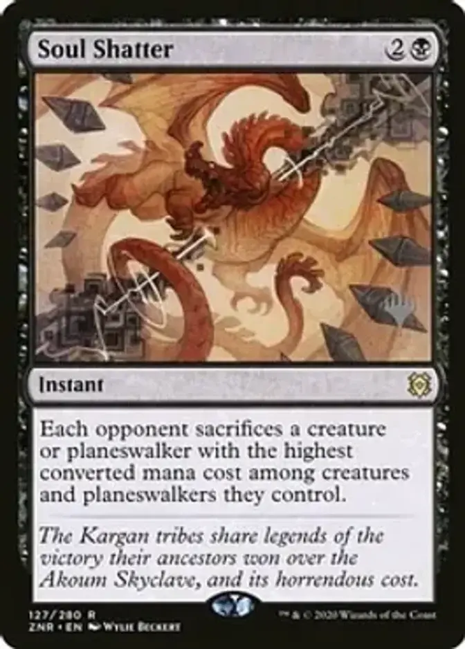 Soul Shatter <planeswalker stamp> [ZNR]