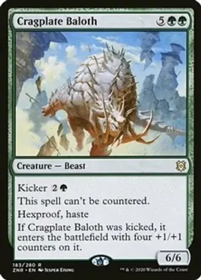 Cragplate Baloth <planeswalker stamp> [ZNR]