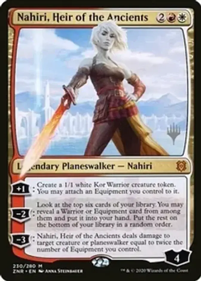 Nahiri, Heir of the Ancients <planeswalker stamp> [ZNR]