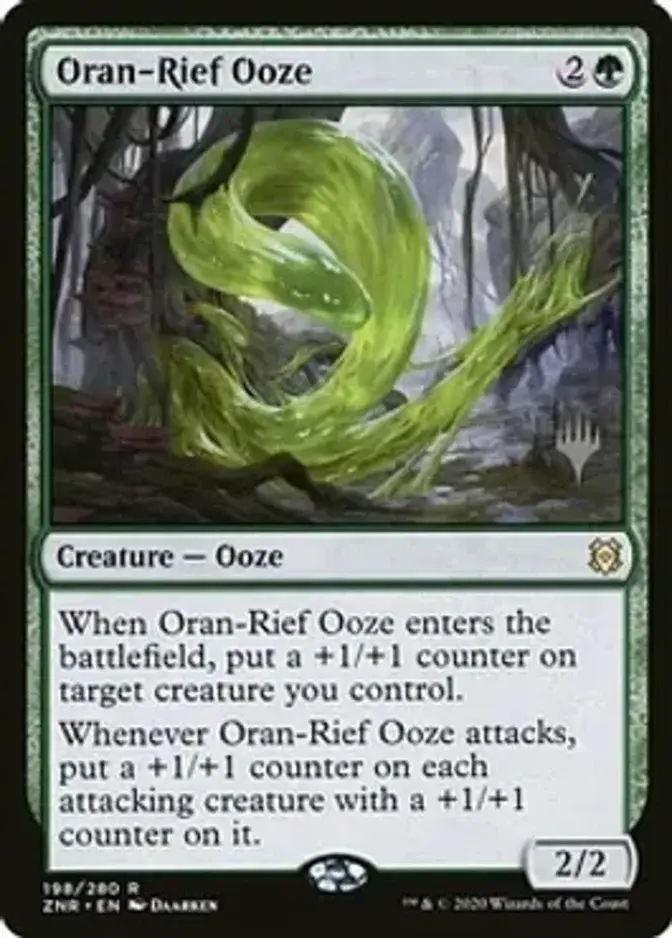 Oran-Rief Ooze <planeswalker stamp> [ZNR] (F)