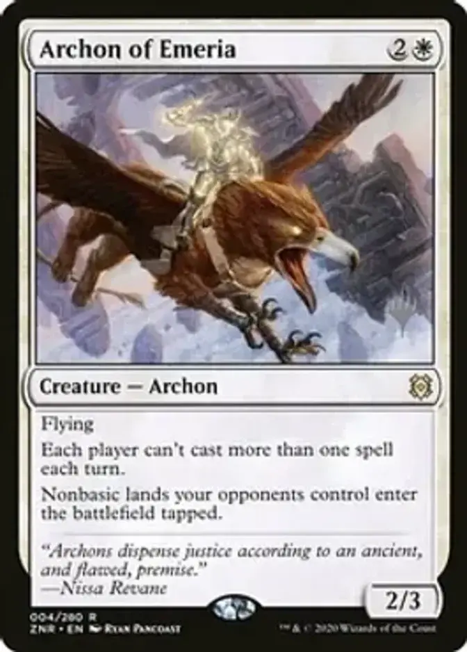 Archon of Emeria <planeswalker stamp> [ZNR]